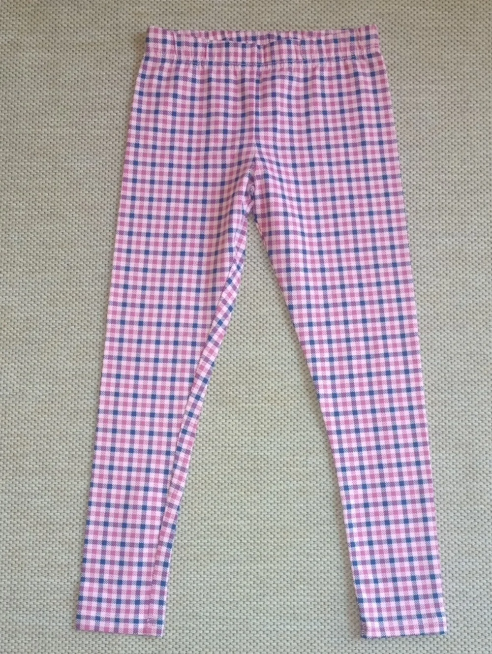 Oshkosh B'gosh Girls Pink Plaid Stretch Leggings
